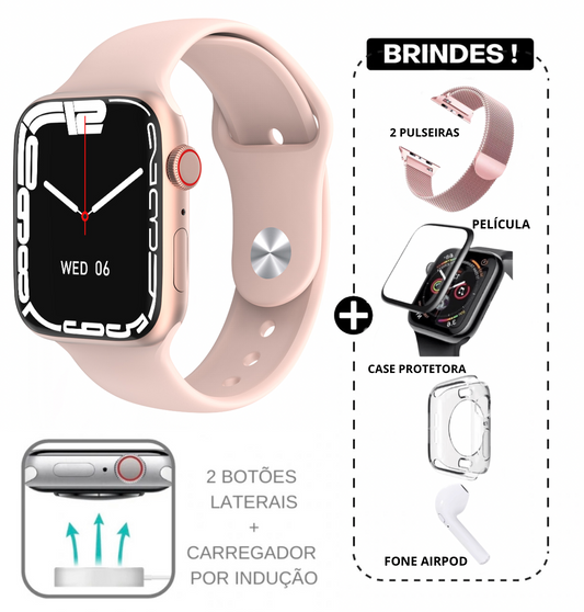 SMARTWATCH IWO 17 PRO MAX SERIES 9 + 5 BRINDES + FRETE GRÁTIS LANÇAMENTO 2024